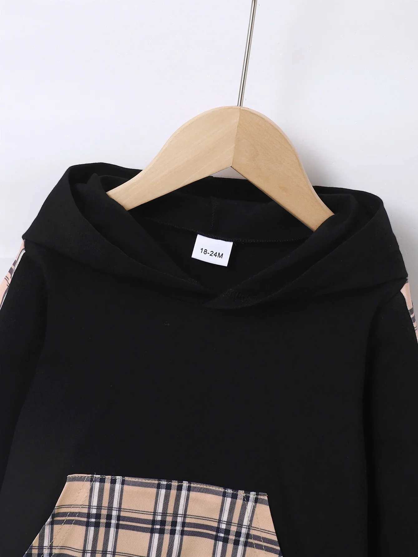 Clothing Sets 2PCS Kids Boy Clothes Set Pocket Style Hooded Long Sleeve Top+Pants Spring Autumn Fashion Sport Suits for Child Boy 1-6 Years