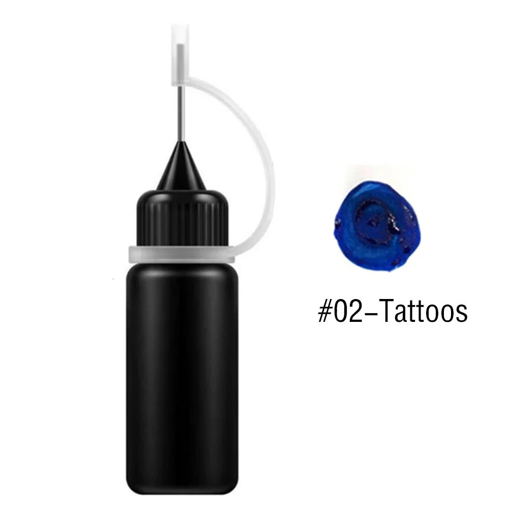 10ML black tattoo ink pigment professional DIY tattoo pigment anent tattoo ink body art pigment set with high quality 240705