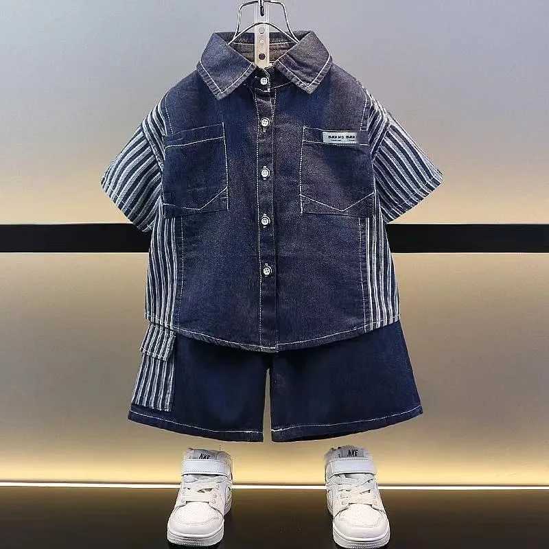 Clothing Sets Summer Tracksuit For Boy sets Children Boy clothing Top Shorts 2PCS Baby Clothing Set For Boys Infant Suits Kids Clothes