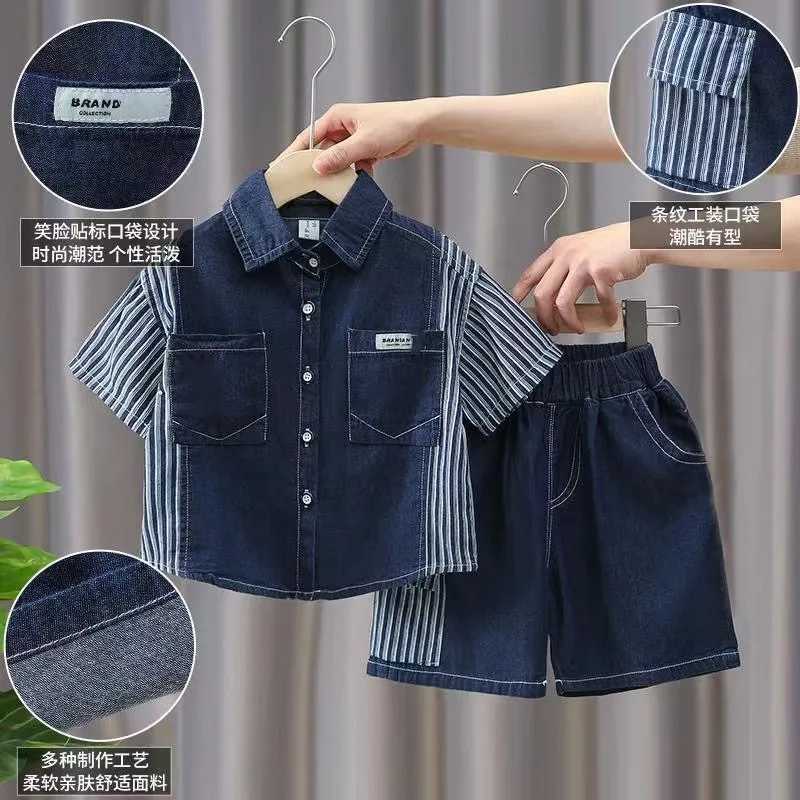 Clothing Sets Summer Tracksuit For Boy sets Children Boy clothing Top Shorts 2PCS Baby Clothing Set For Boys Infant Suits Kids Clothes