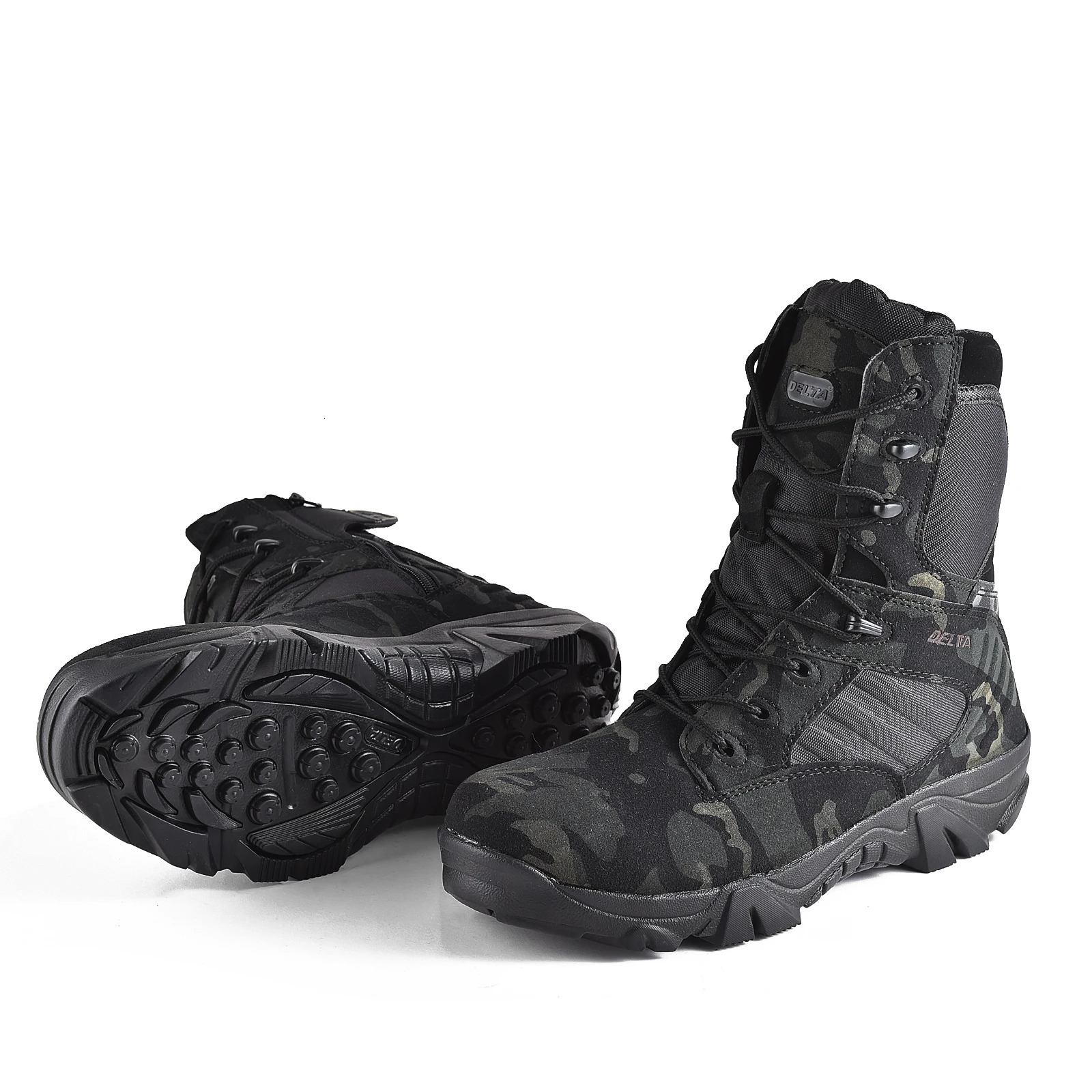 Military Trekking Shoes Men Waterproof Hiking Shoes Mountain Boots Size 48 Woodland Hunting Tactical Shoes Hiking Shoes 240705