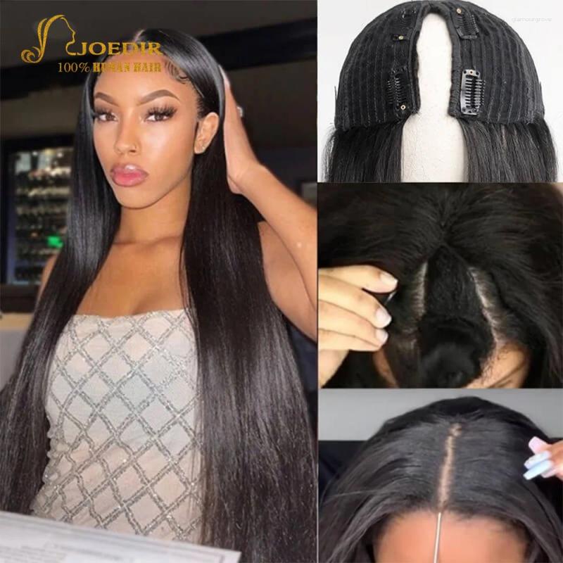 Straight Hair Wig U Part Human Wigs For Women Shape Peruvian Glueless No Leave Out