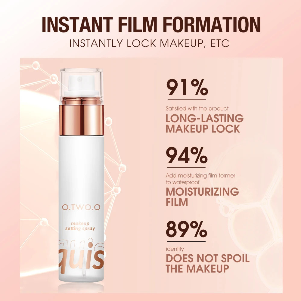 Wholesale Setting Spray For Makeup Moisturizing Lasting Makeup Finishing Spray Instant Film Formation Make up Lock Spray 240705