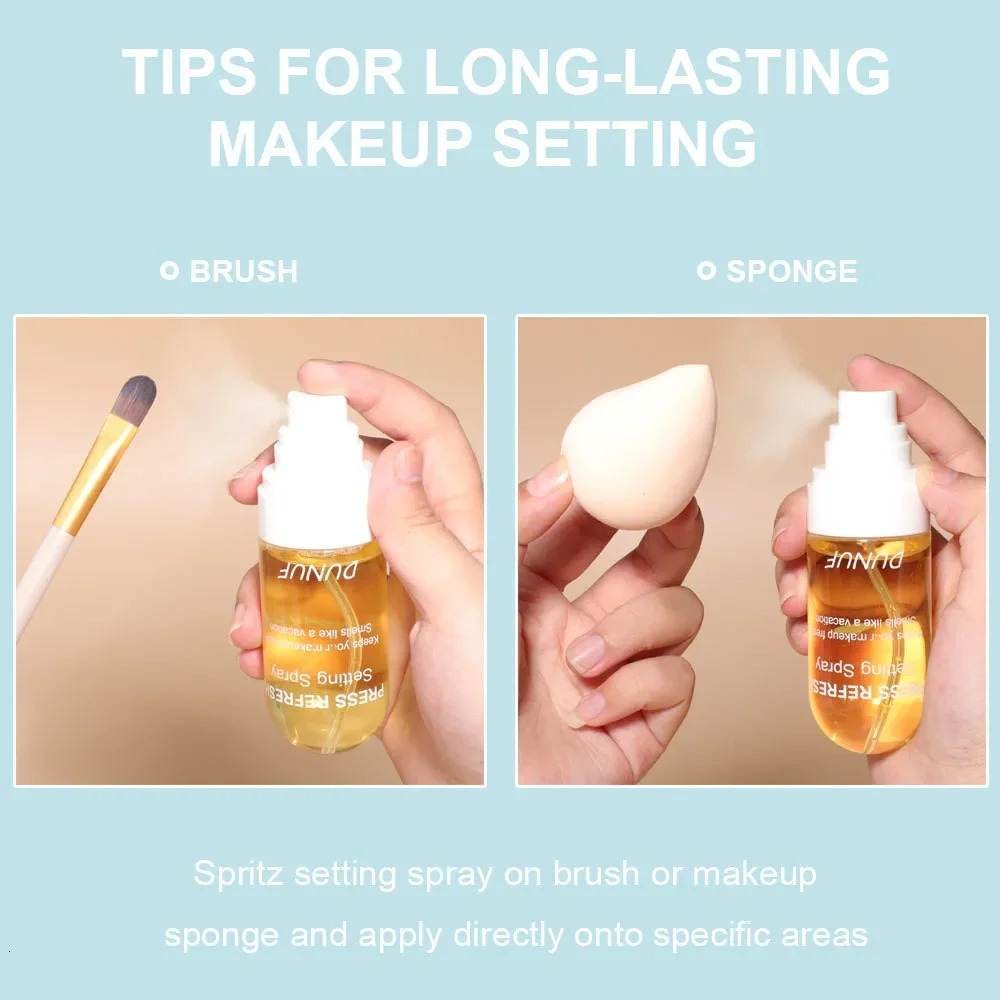 55ml Makeup Setting Spray Moisturizing Long Lasting 24 Hours Hydrate Oil Control Quick Fixer Cosmetics Keeps Your Makeup Fresh i240705