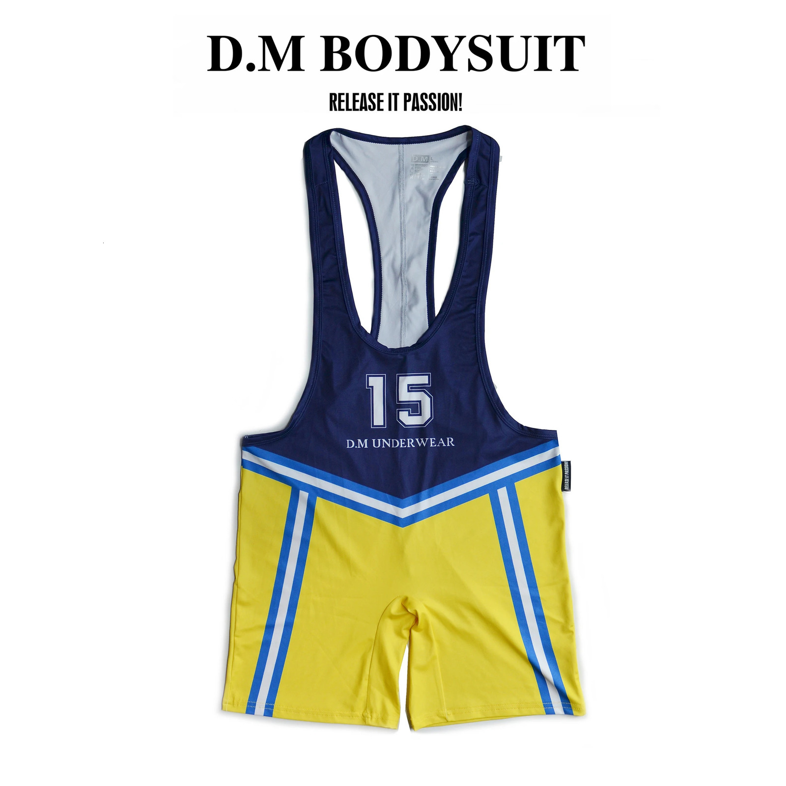 Underwear Sport Wrestling Corset Bodysuit Men Shapewear Elasticity Man Party Suit 240703