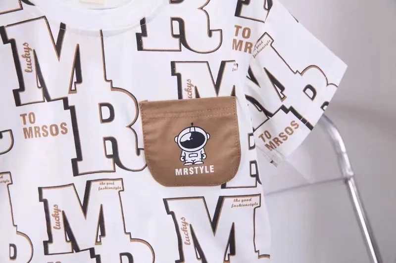 Clothing Sets New Fashion Summer Kids Baby Boys Clothing Suits Cartoon Letter T-Shirt+Shorts Casual Clothes Outfit Girls Clothing 2PCS/Set