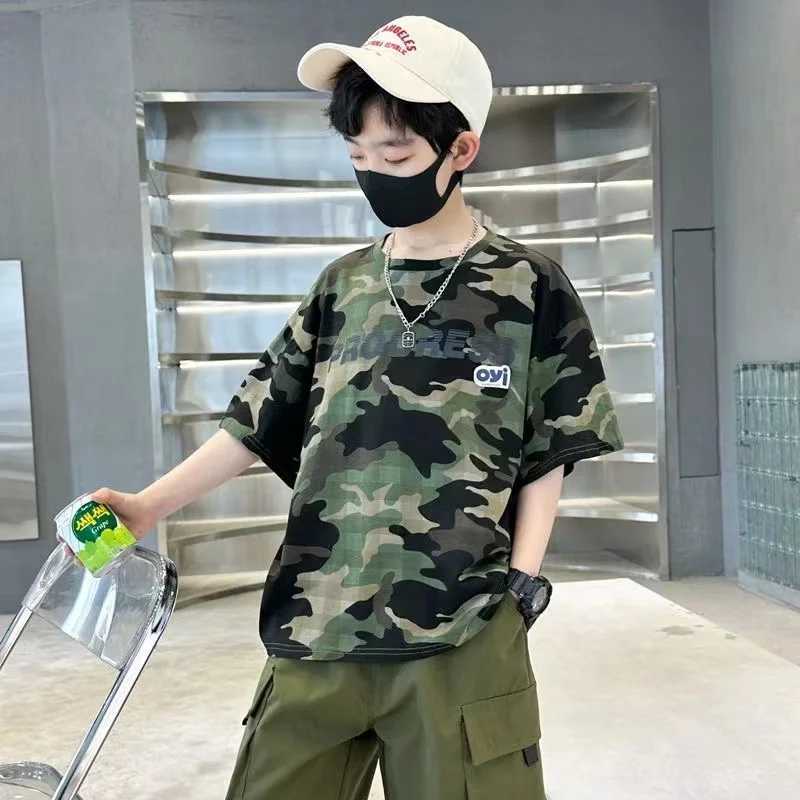 Clothing Sets New Summer Tracksuit Suit Child Baby Boy Clothing Set T-shirt + Shorts 2Pcs For Kids Children Sets New 2024