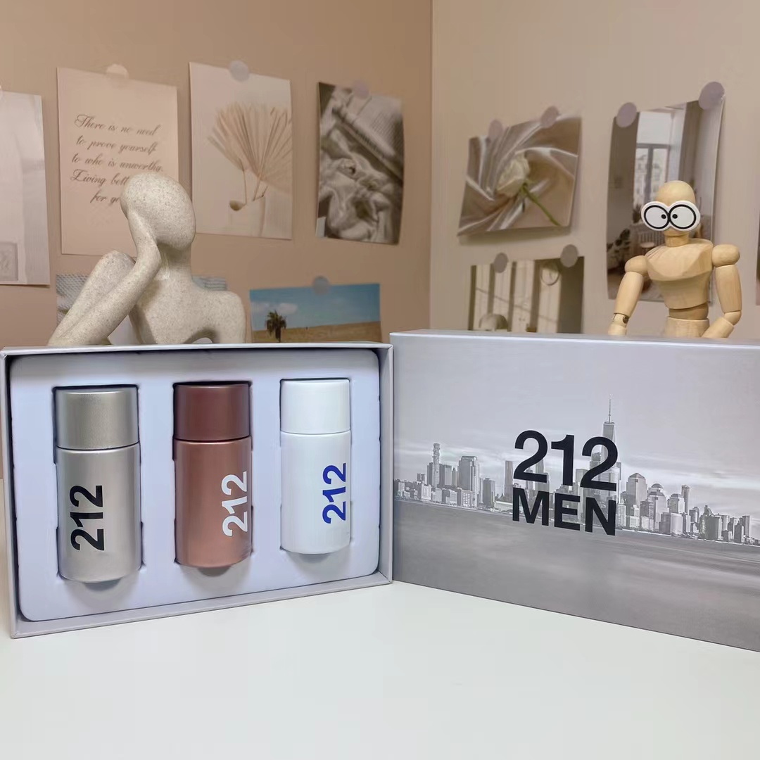 Luxury Men Women Perfumes Sexy MAN Perfume 3*30ml Gift Set Eau De Toilette Long Lasting Fragrance Good Smell 3 in 1 Cologne Parfum Kit Brand Body Mist Natural Spray