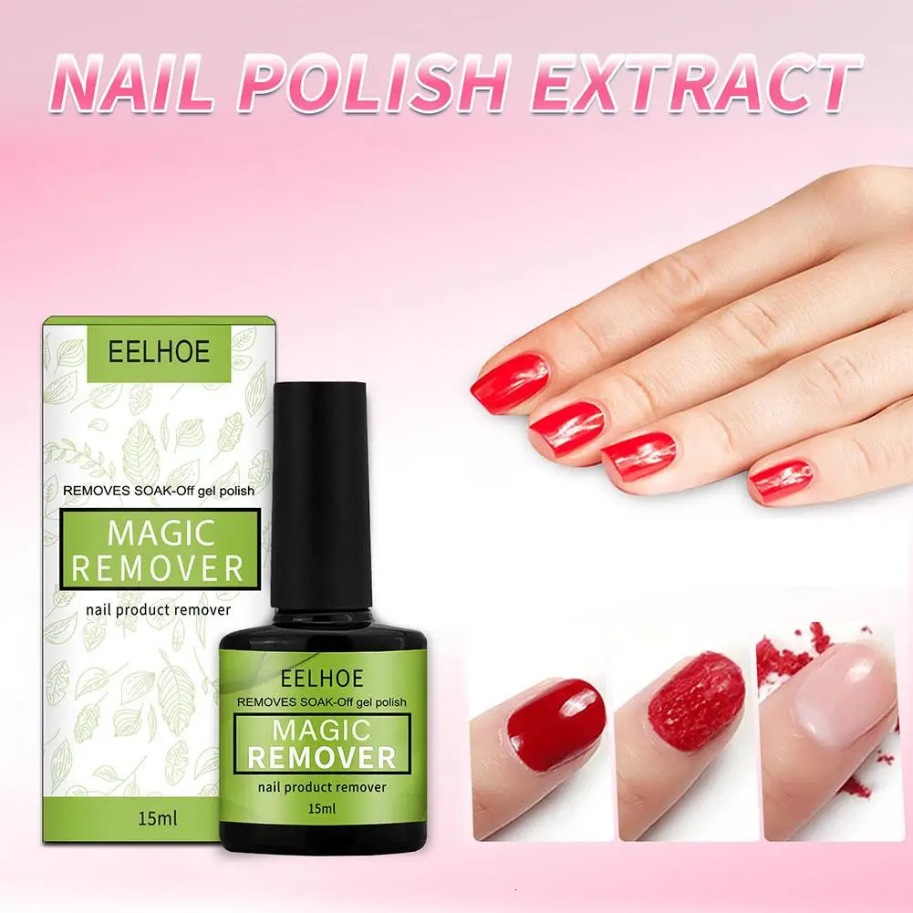 2X Quick Removing Magic Nail gel Polishing UV gel Removing Magic Cracking Nail gel Cleaning Semi anent Varnish Polishing 240705