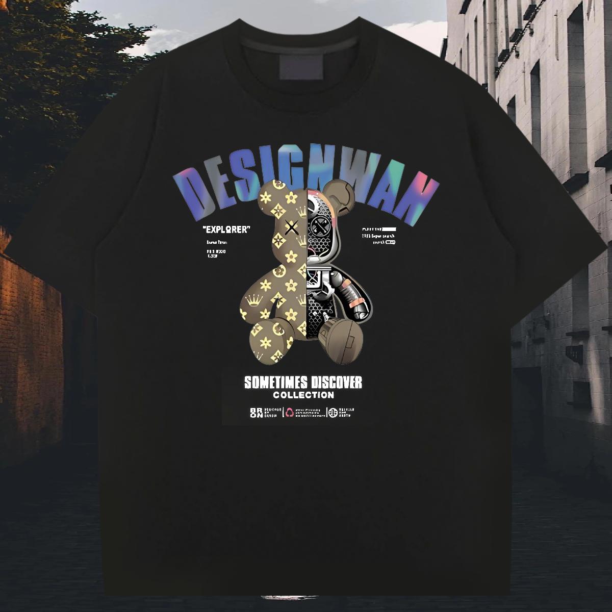 Brand T shirt Street Wear Cotton Breathable Soft Tshirt for Man Woman Customized Oversized Tees Shirts