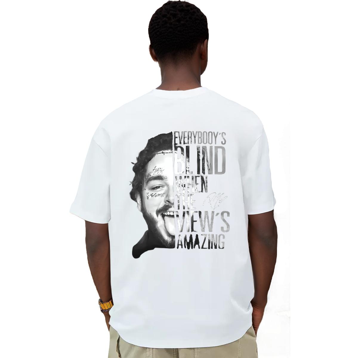 Cool Design Mens Tshirts Round Neck Short Sleeve Casual Beach Men T Shirts Custom Printing Brand Tees Shirts