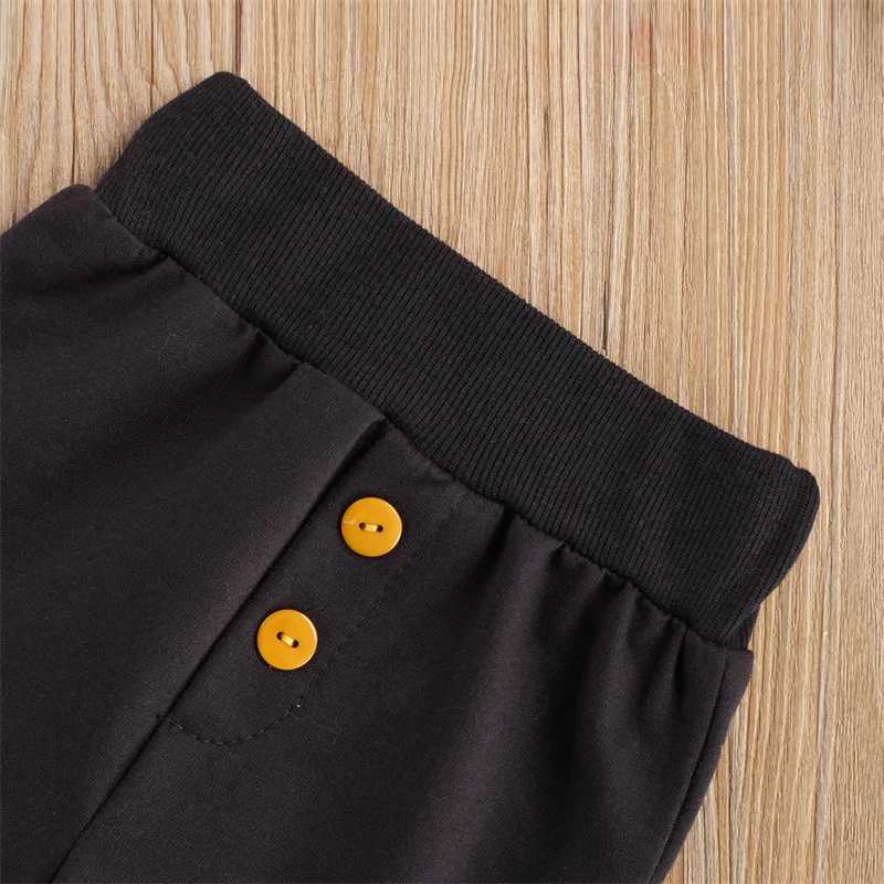 Clothing Sets 0-24M Baby Boys Autumn Winter Clothes Set Toddler Long Sleeve Fox Printed Tops Sweatshirt Pants Beanie Hat 3Pc Baby Outfits R240708