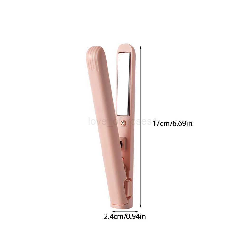 ABS Gentle On Hair USB Rechargeable Curling Iron All Hair Types Compact And Portable SafeZ240709