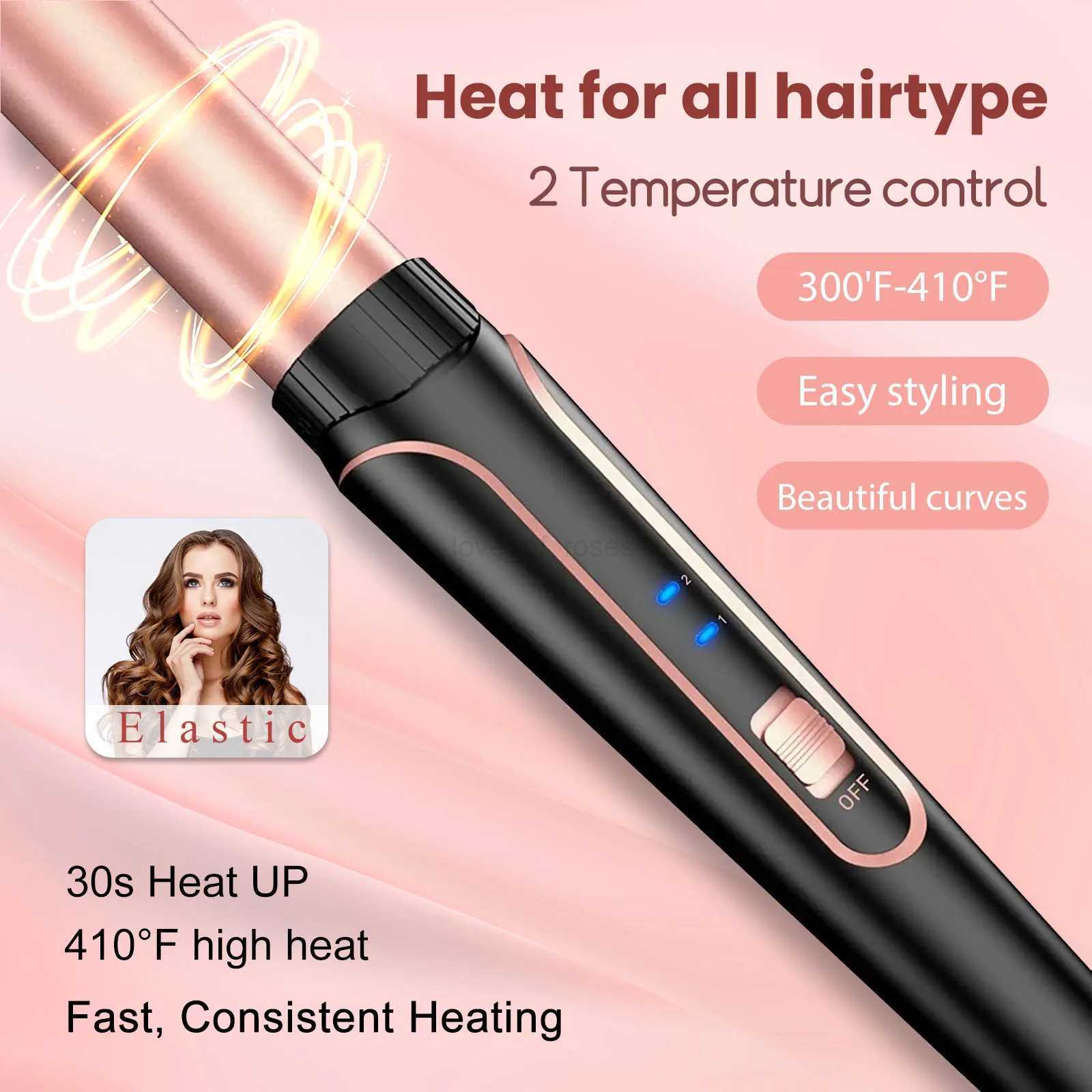 5 in 1 Curling Iron 3 Barrel Hair Crimper Hair Waver Curling Iron with Fast Heating Up Crimper Wand Curler for All Hair TypesM240708
