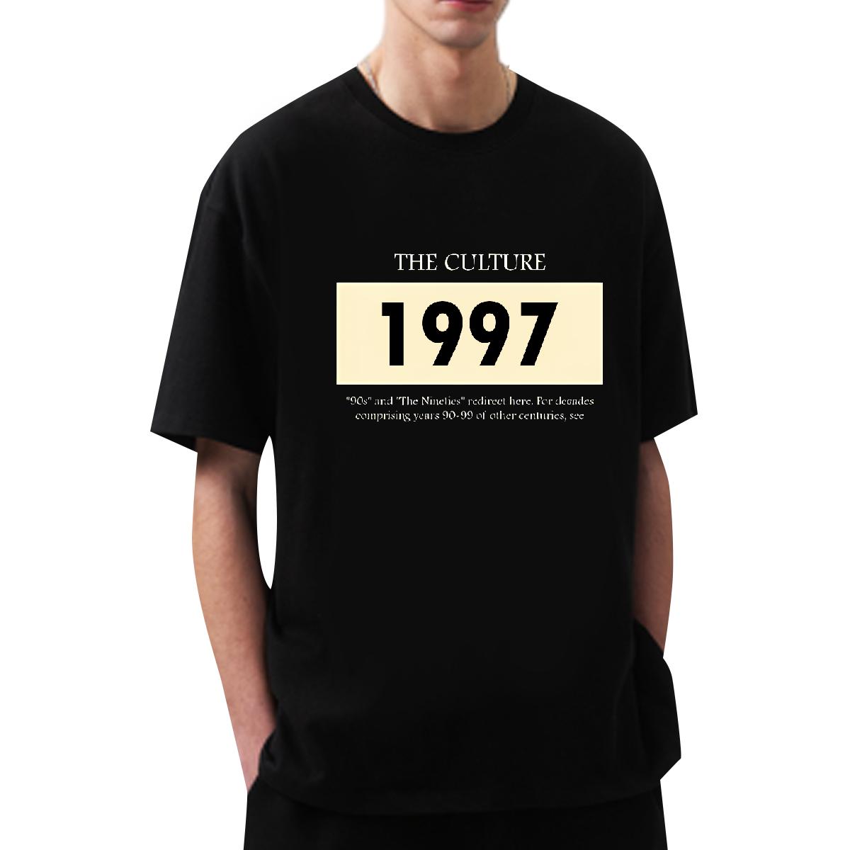 Stylish White Plus Size Fashion T-Shirt for Men and Women, Hip Hop Style, Breathable Crew Neck in Comfortable Cotton