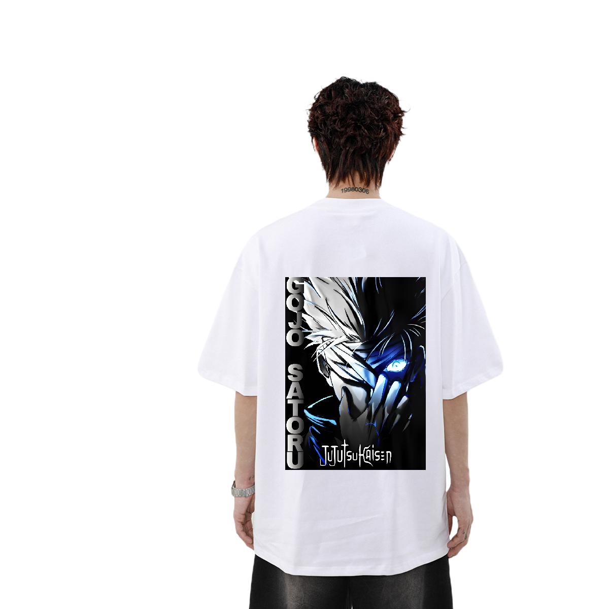 Fashion Casual T-Shirts for Men Custom Print Oversized Men Tees Anime Printing Street Crew Neck Cotton High Quality Tops