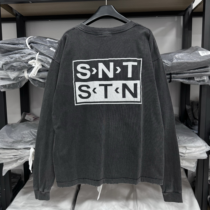 Vintage Long Sleeve T-Shirt: Premium Washed Cotton, Comfy, Unisex Style