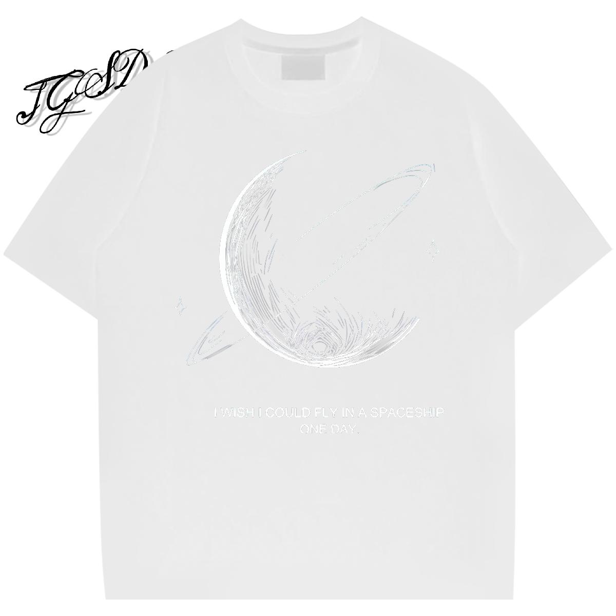 Comfortable Men Tops Tees Breathable Short Sleeve Street Mens T Shirts DIY Printed Customized Clothes