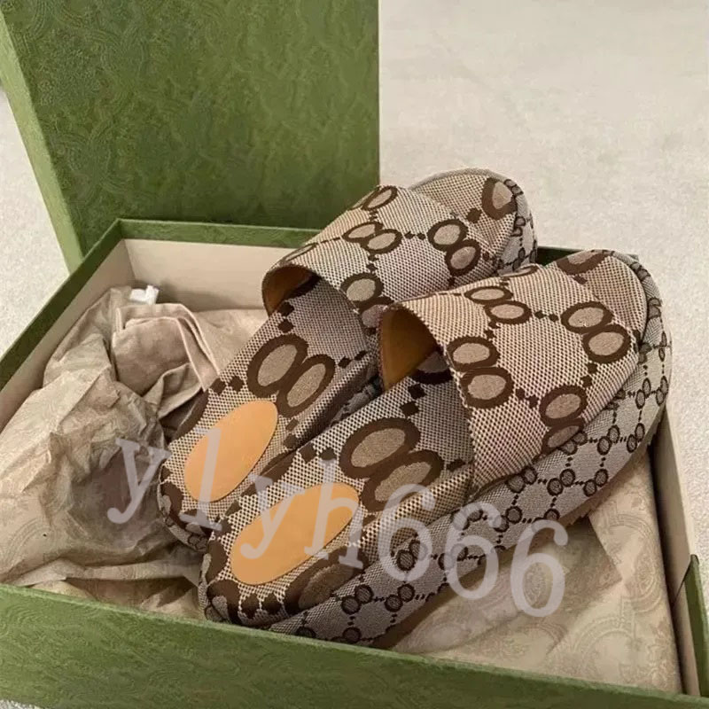 Designer slippers sandals Platform slippers Multicolor Flora Slides Fashionable wear Style Slides Women Slides Shoes Platform Embroidered size 35-45