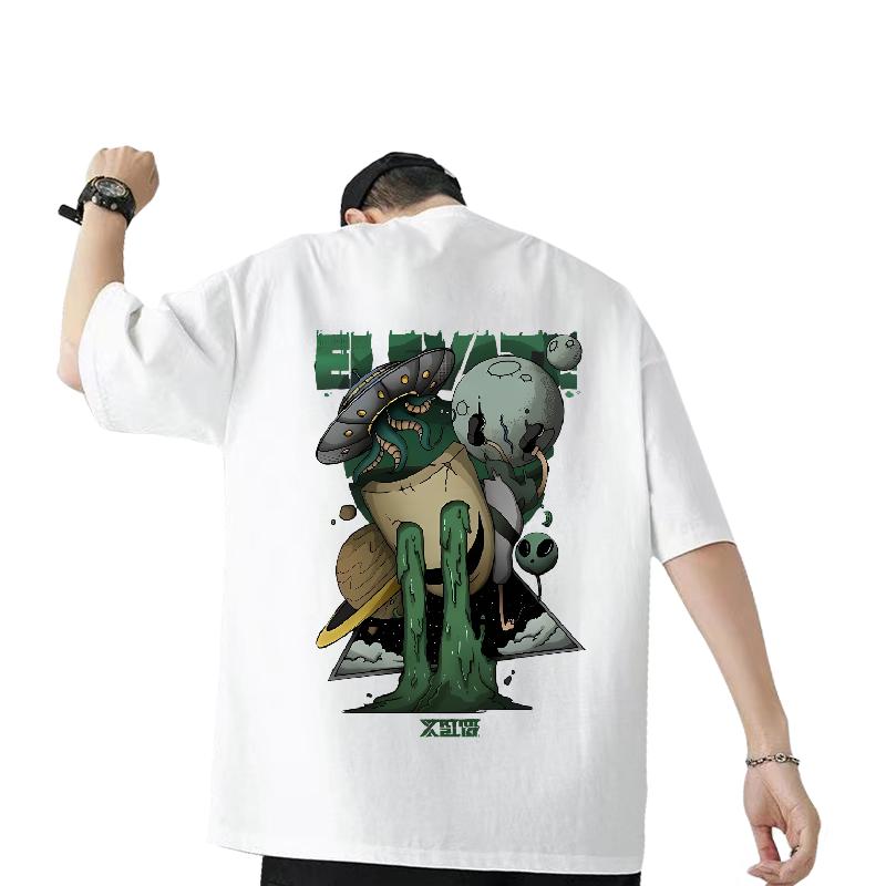 Factory Direct Mens T Shirts Floral Print Mens Tshirts Street Breathable Crew Neck Designer Tops Shirt