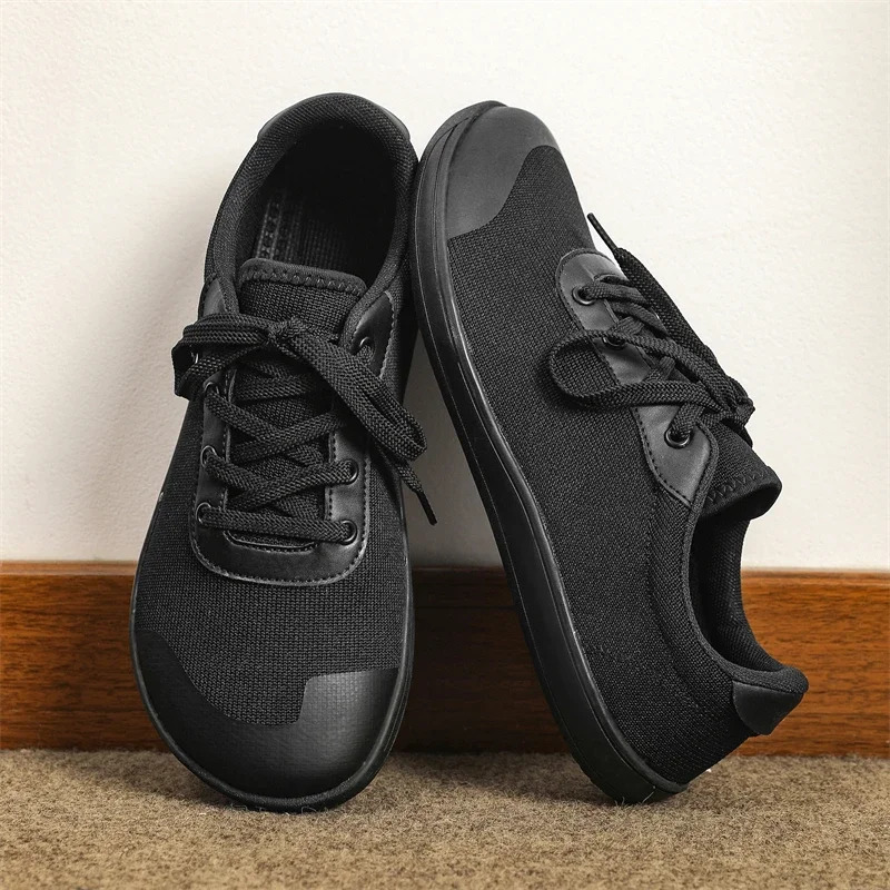 Men Wide Barefoot Casual Canvas Shoes Big Size Walking Training Minimalist Sneakers Zero Drop Non Slip Women Gym Flats 250304