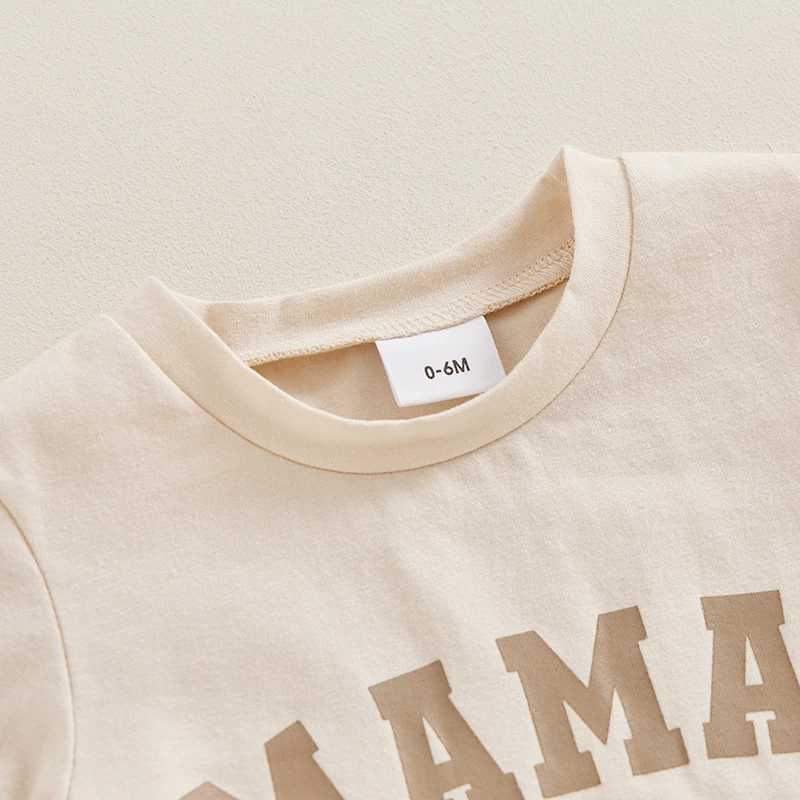 Clothing Sets 2Pcs Little Boys Outfit Toddlers Baby Boys Summer Letter Print Short Sleeve T-Shirt Tops + Elastic Waist Shorts Clothing