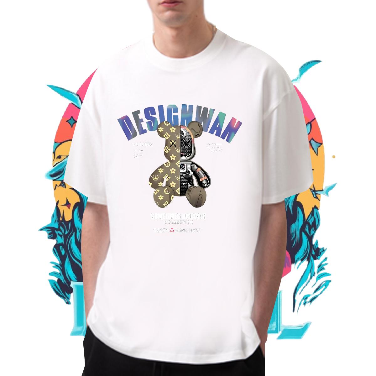 Cool Couples T Shirts Breathable Crew Neck Summer Casual Mens T Shirts DIY Printed Casual New Top Tees