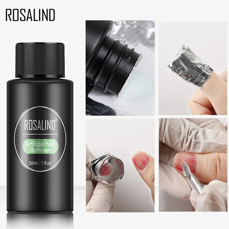 ROSALIND nail r surface cleaner UV gel nail polish adhesive brush agent nail polish r acrylic liquid 240705