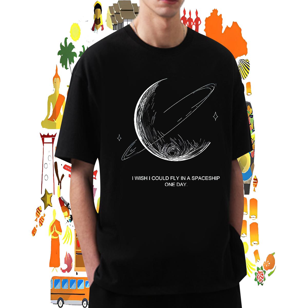 Loose Fit Men Tshirts Cotton O Neck Short Sleeves Summer Casual Men T Shirts Customized Casual New Clothes