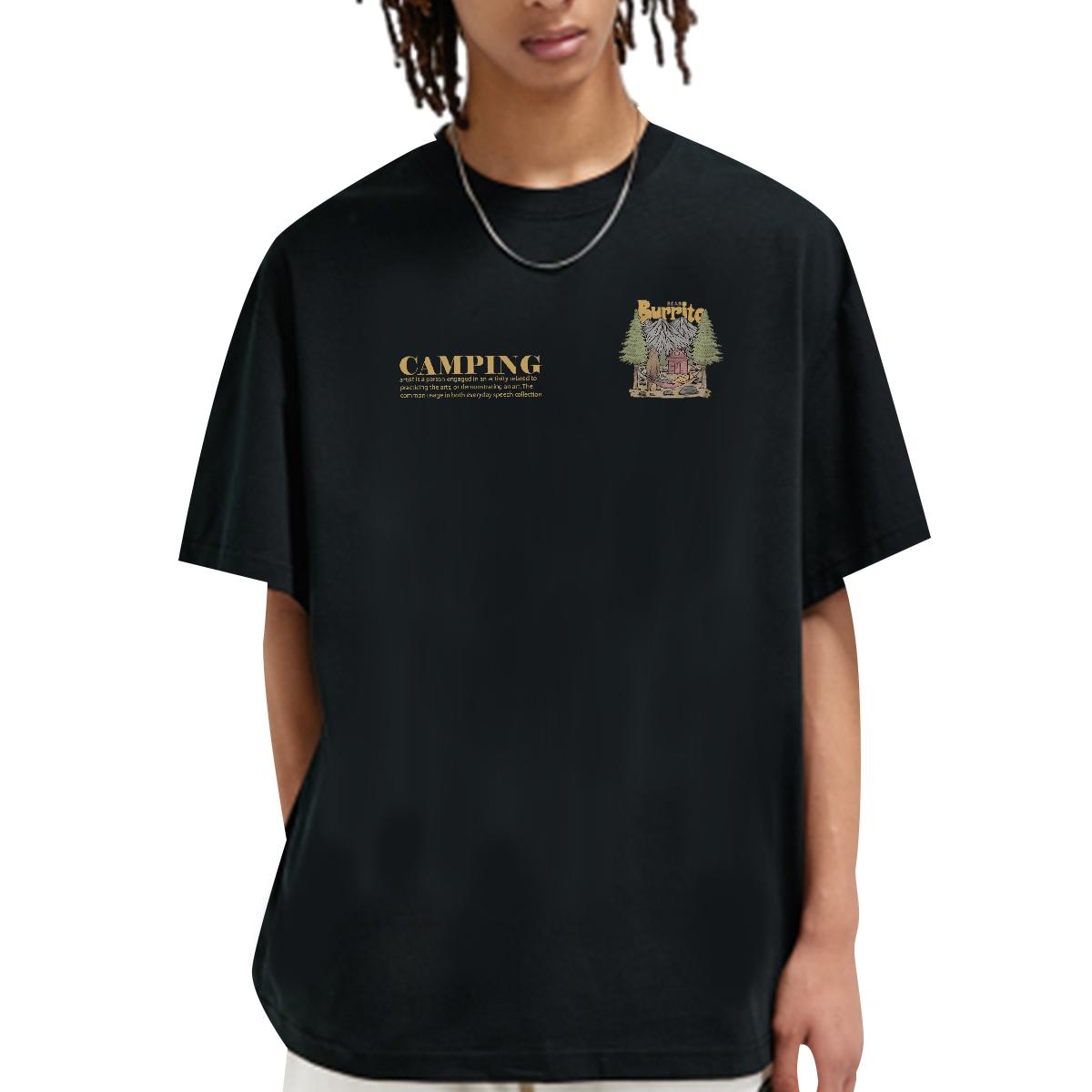 2024 Man T Shirts Anime Print Men Clothes T-Shirt Home Outdoor Cotton O Neck Short Sleeves 5A Top Tees