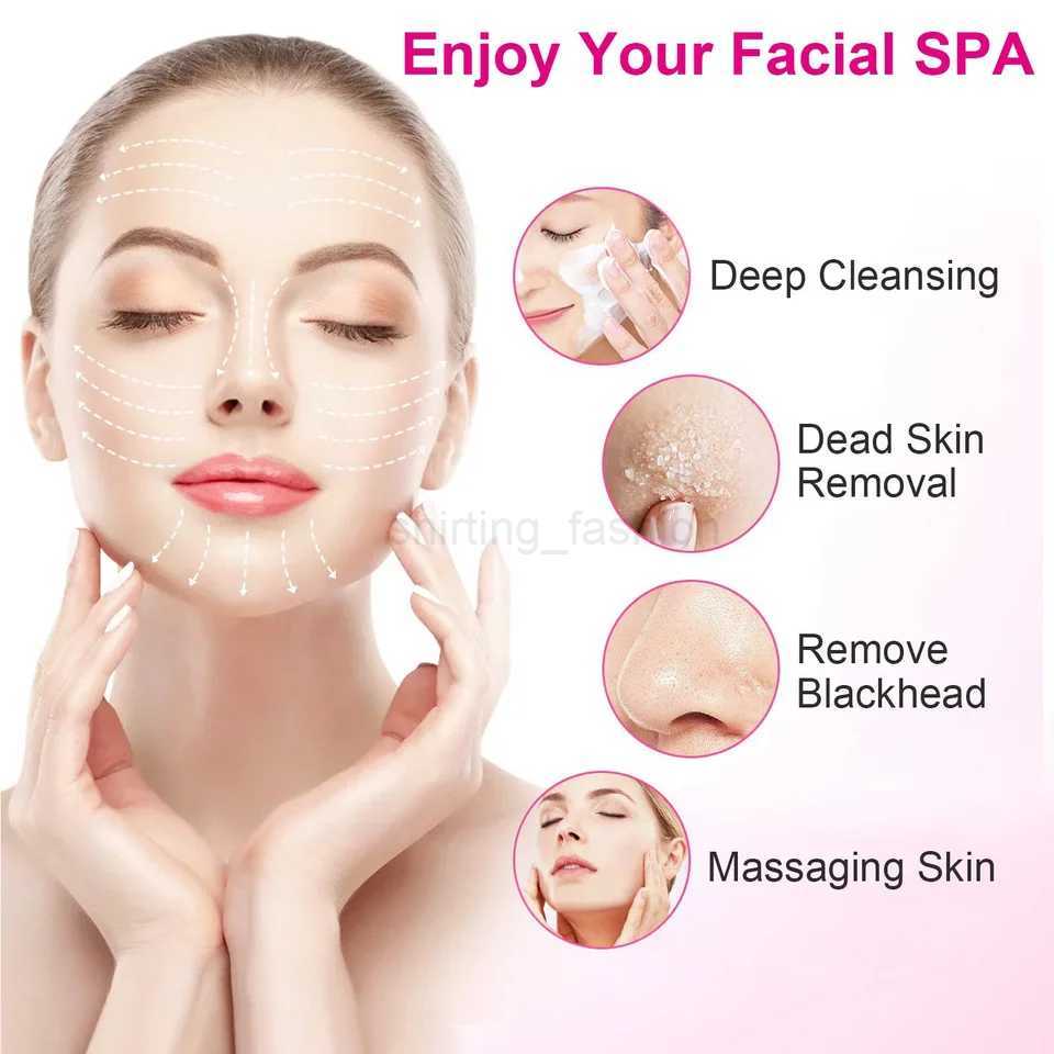 5 in 1 Electric Face Scrubber Cleanser Multifunction Face Cleansing Brush for Gentle Exfoliation Face CareCL240708