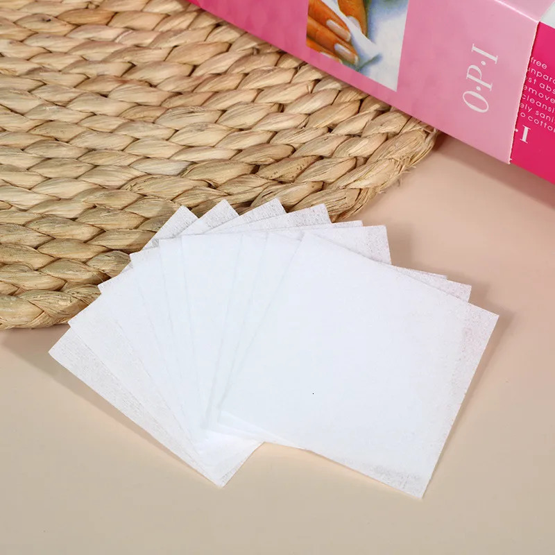 One 325pcs non-woven cotton pad nail polish removing wet towel for nail art gel nail removing wet towel handle tool 240705