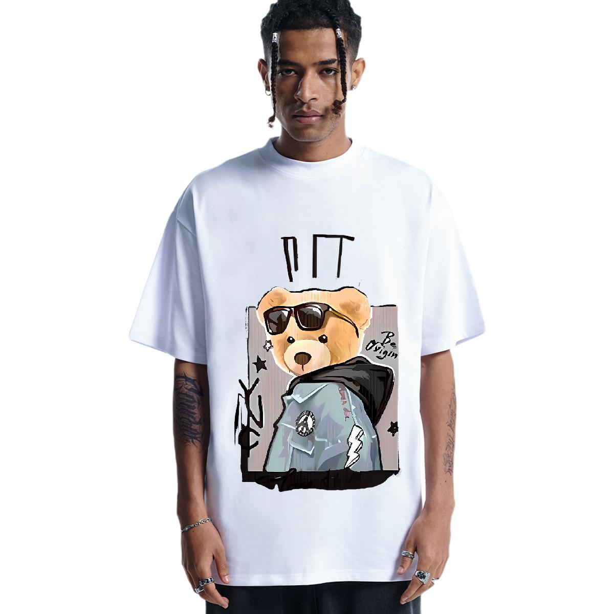 Custom Man T Shirts DIY Logo Mens Tshirts Street Crew Neck Cotton Breathable Cool Tees Shirts