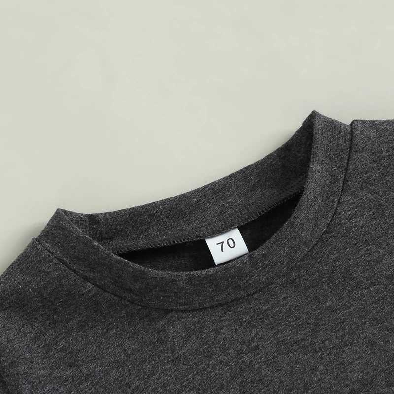 Clothing Sets 2023-03-06 Lioraitiin 0-3Years Toddler Baby Boys 2Pcs Summer Set Short Sleeve Patchwork T-shirt Elastic Waist Shorts Outfit R240708