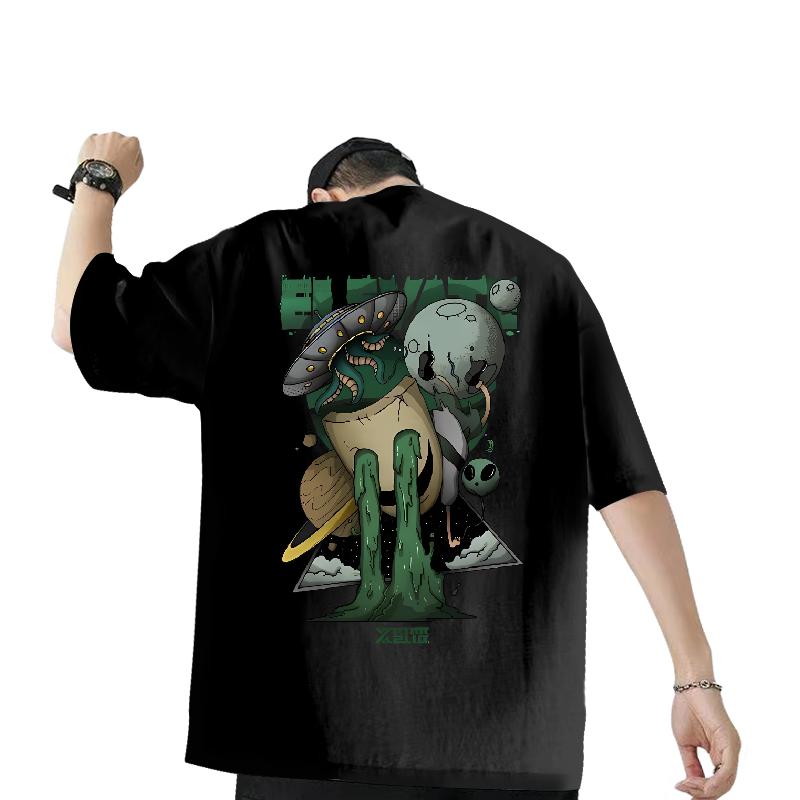 Factory Direct Mens T Shirts Floral Print Mens Tshirts Street Breathable Crew Neck Designer Tops Shirt