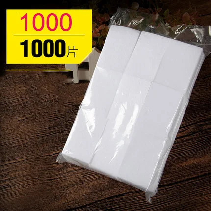 nail towel 100% cotton pad lint free gel nail polish removing cotton pad handle wet towel nail art cleaning tool 240705