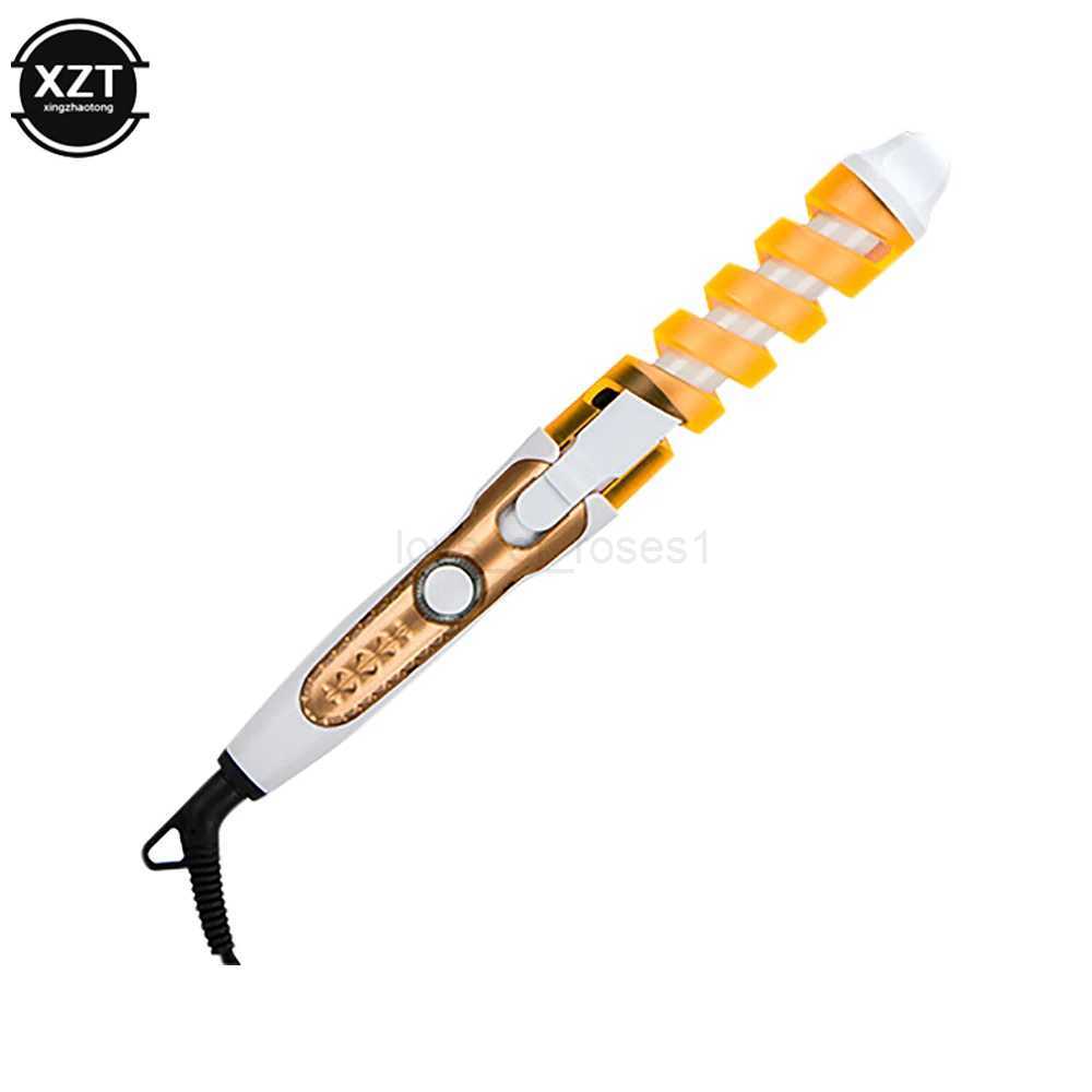 NEW Magic Pro Hair Curlers Electric Curl Ceramic Spiral Hair Curling Iron Wand Salon Hair Styling Tools Hair Wand Curler IronM240708