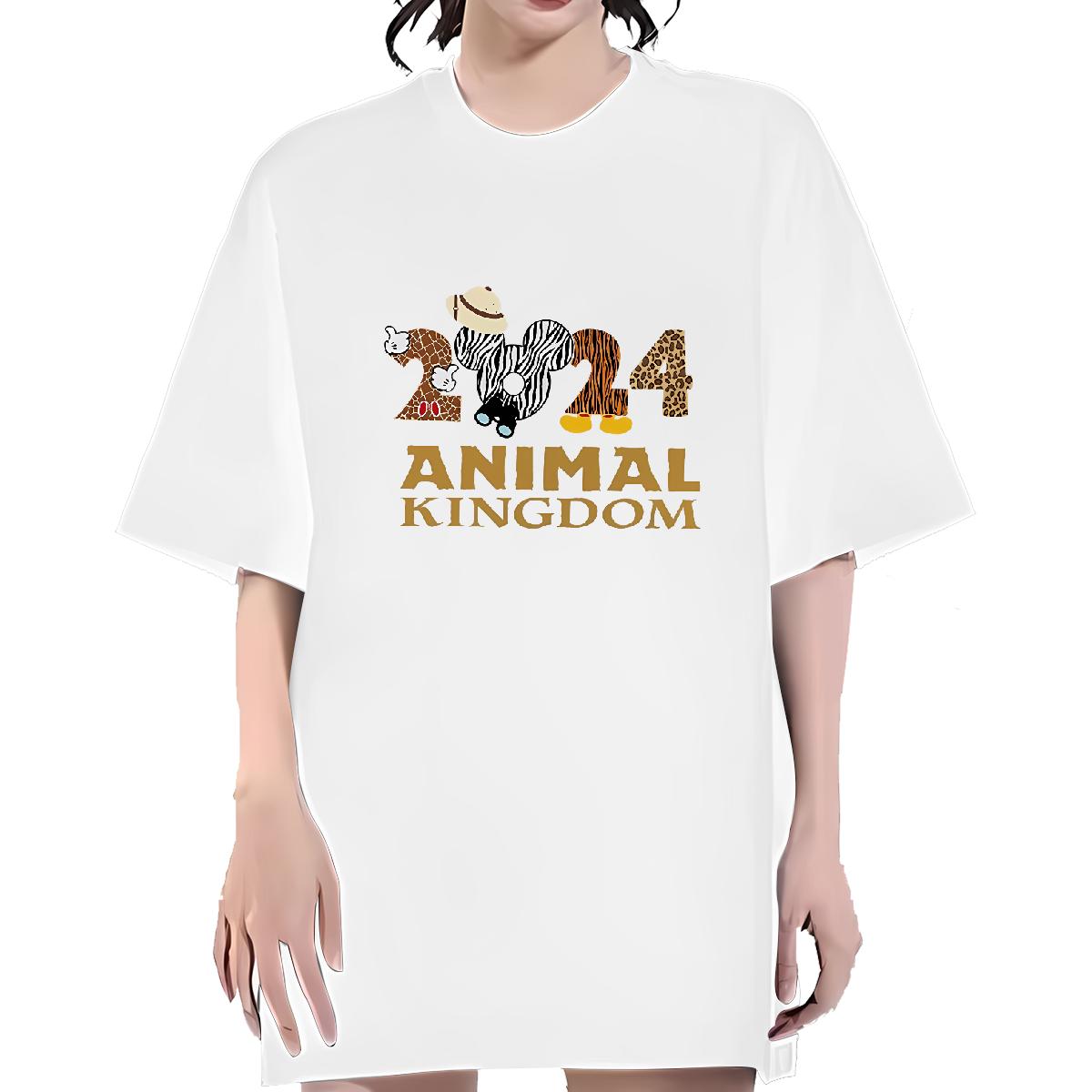 Stylish Casual T-Shirt with Breathable Crew Neck and Cartoon Print Design - High Street Hip Hop Unisex Women's Tee