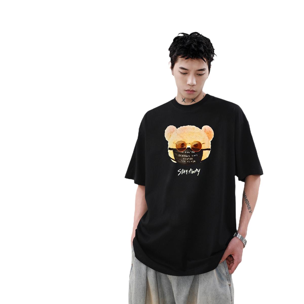 2024 Designer Couples Tees: Cotton O Neck Short Sleeves Casual T-Shirts with Anime Print