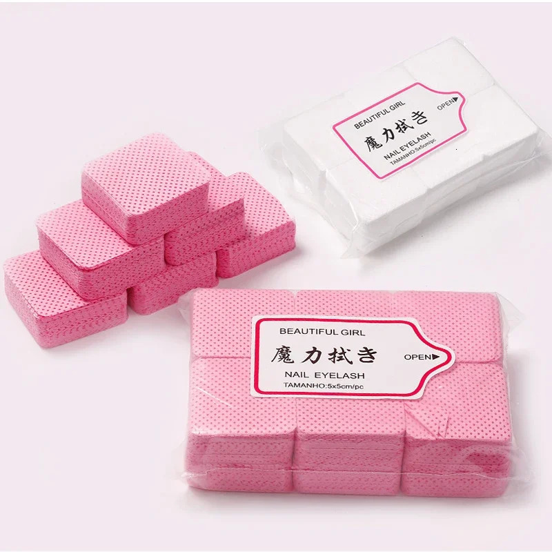 non-woven cloth wet towel Napkins polishing and removing gel nail wet towel nail manipulation gel cotton foot pad nail art cleaning tool tips 240705