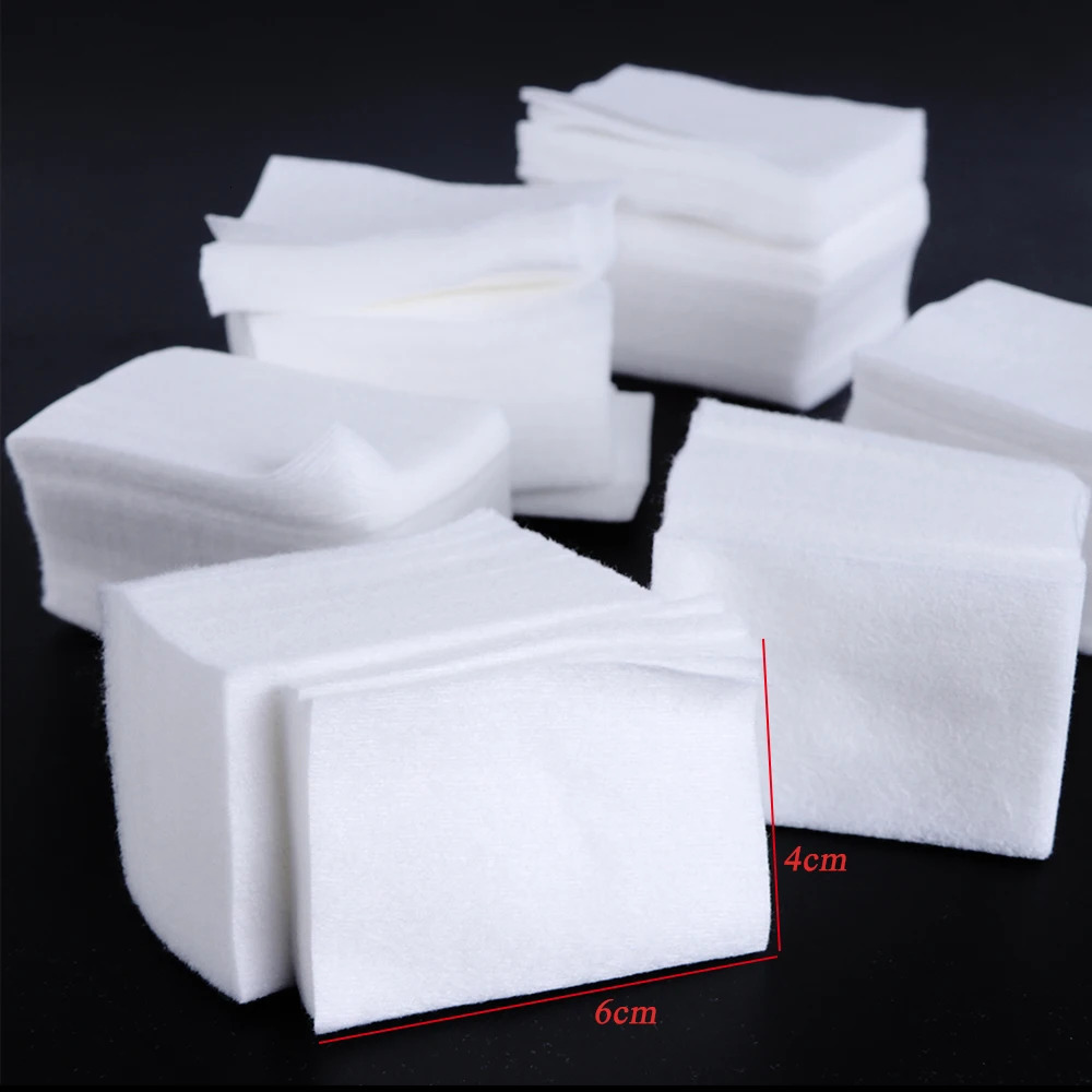 1 package of gel polishing pad nail wet towel clean lint free paper pad soap pad r ergonomics cotton napkin packaging tools CH957-1 240705
