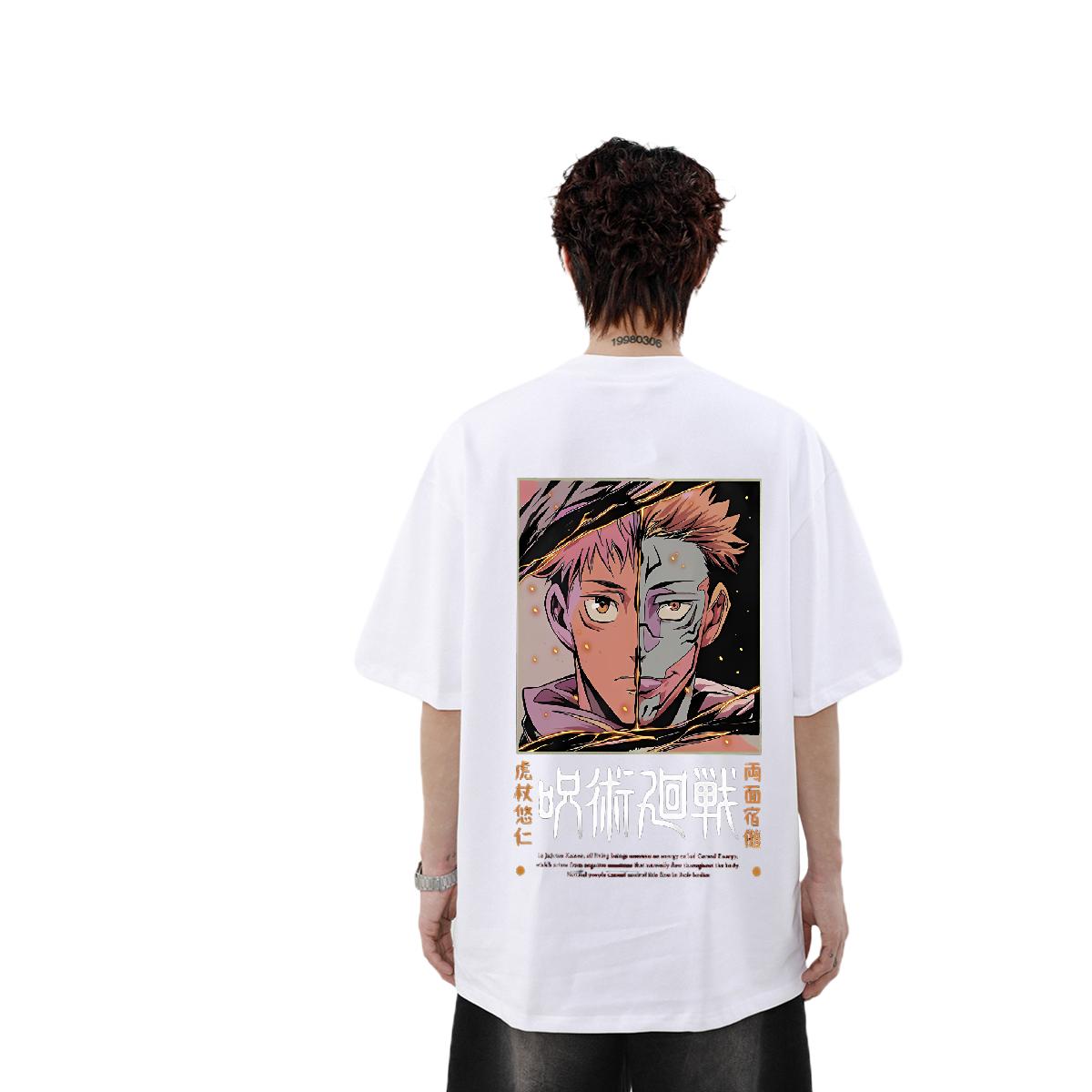 2024 New T Shirts Men Floral Print Men Tees Sports Casual Crew Neck Cotton Cool Tee Shirt