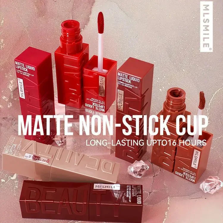 Super Stay matte ink liquid lipstick makeup durable high impact color velvet nude lip color waterproof red lip color 240705