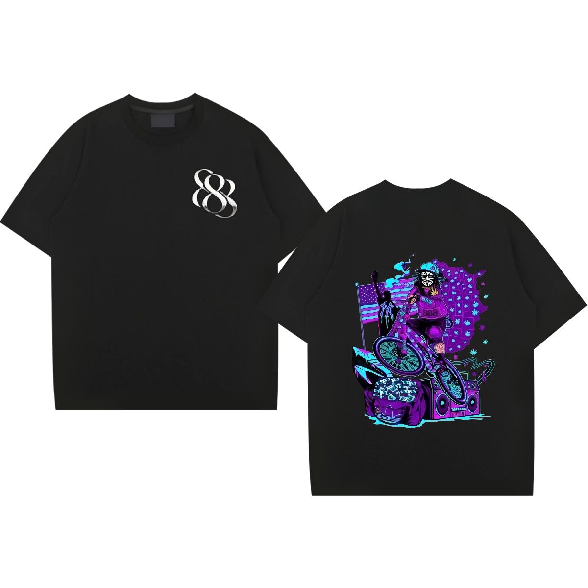 Cool Design T Shirt For Man Casual Daily Wear Short sleeve Cotton Soft Men Clothes T-Shirt Classic Casual Custom Cartoon Top Tees