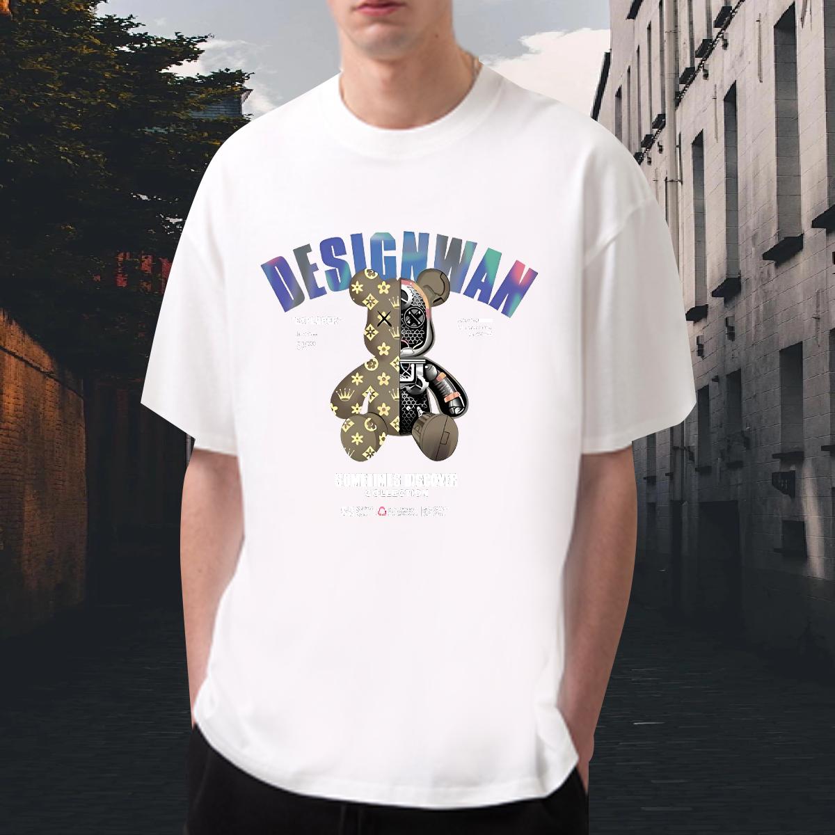 Brand T shirt Street Wear Cotton Breathable Soft Tshirt for Man Woman Customized Oversized Tees Shirts