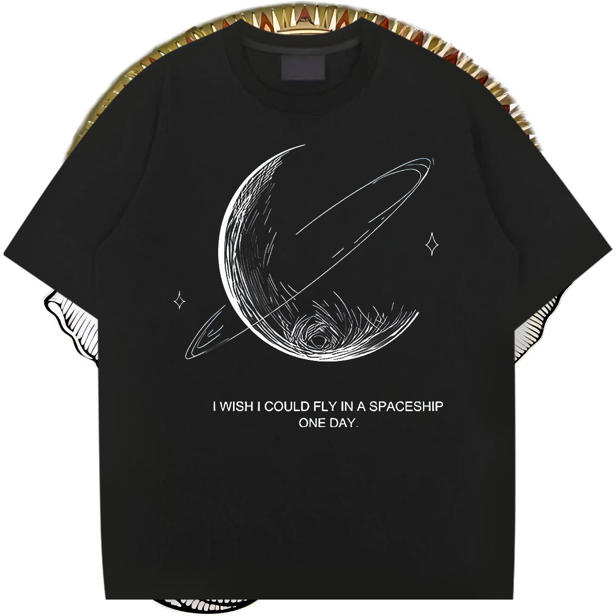 Designer T-Shirts for Men Home Outdoor Cotton Breathable Mens Tshirts Designer Fashion Black White Clothings