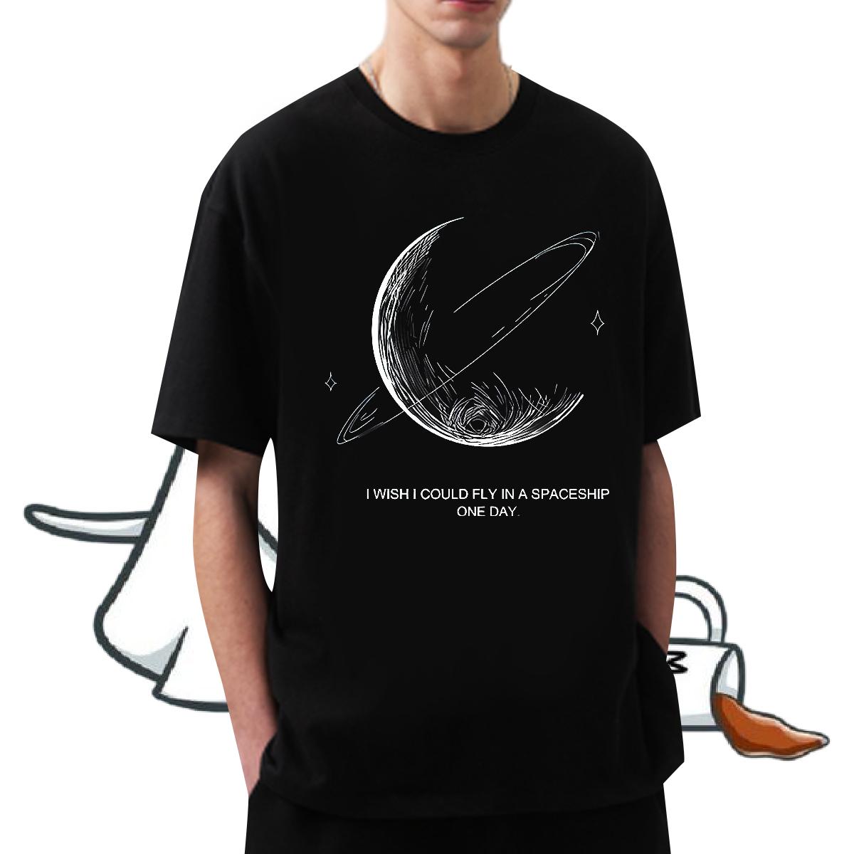 2024 Summer Man T Shirts Custom Cartoon Street Wear Men Tees Breathable Short Sleeve 5A