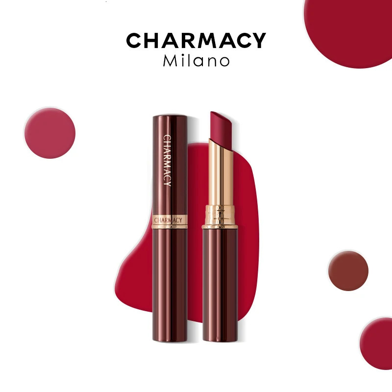 CHARMACY Waterproof Velvet lipstick Easy to Wear Waterproof lipstick Lasting Matte lipstick Cosmetics 240705