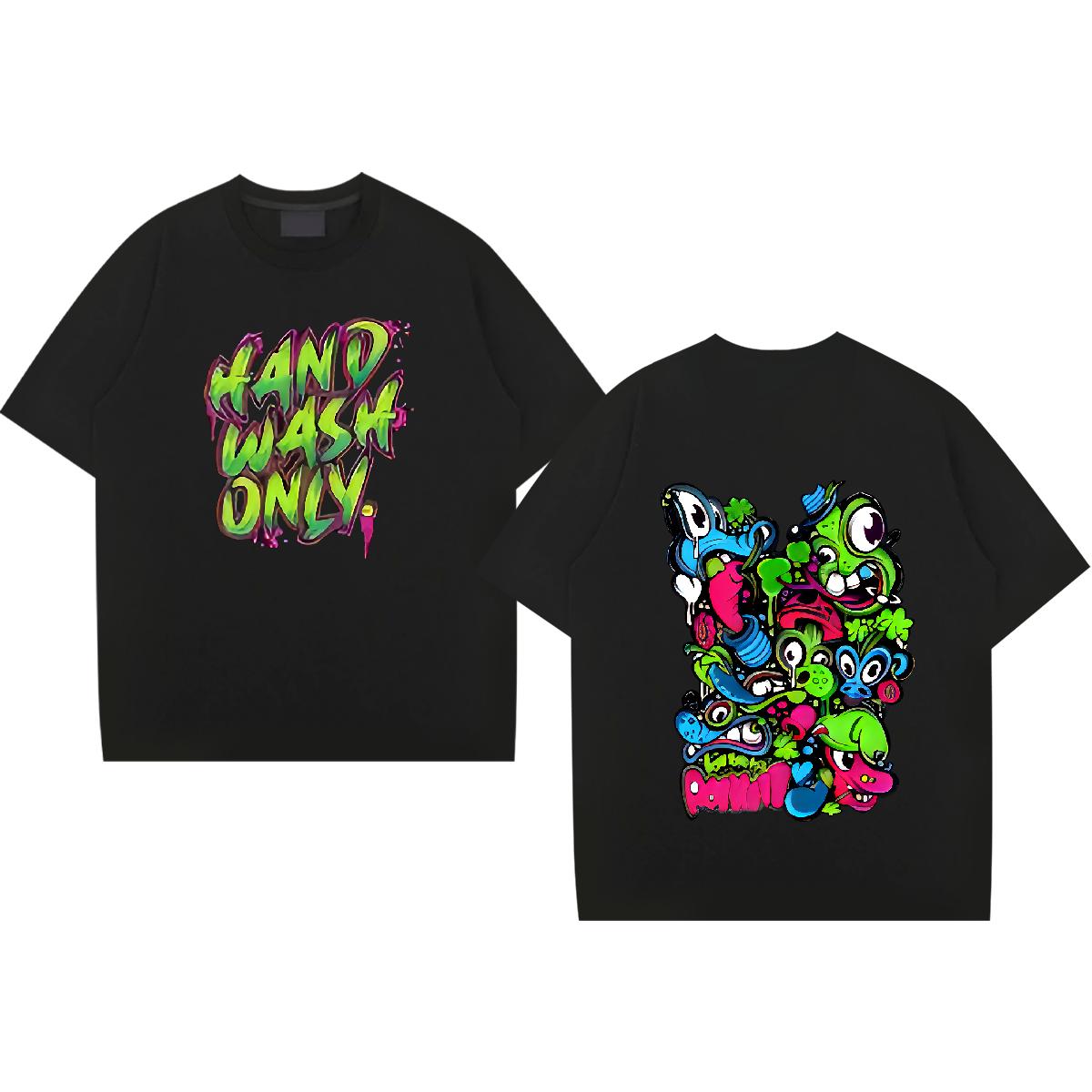 Designer Men Tops Tees Crew Neck Cotton Hip Hop Street T Shirts Men Cartoon Printing S-3XL 2024 Top Tees