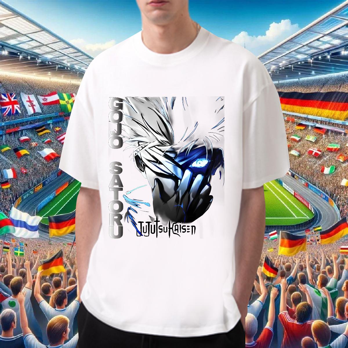 2024 New T Shirt For Man DIY Tshirt for Man Woman Outdoor Breathable Crew Neck Cotton Unisex Wear